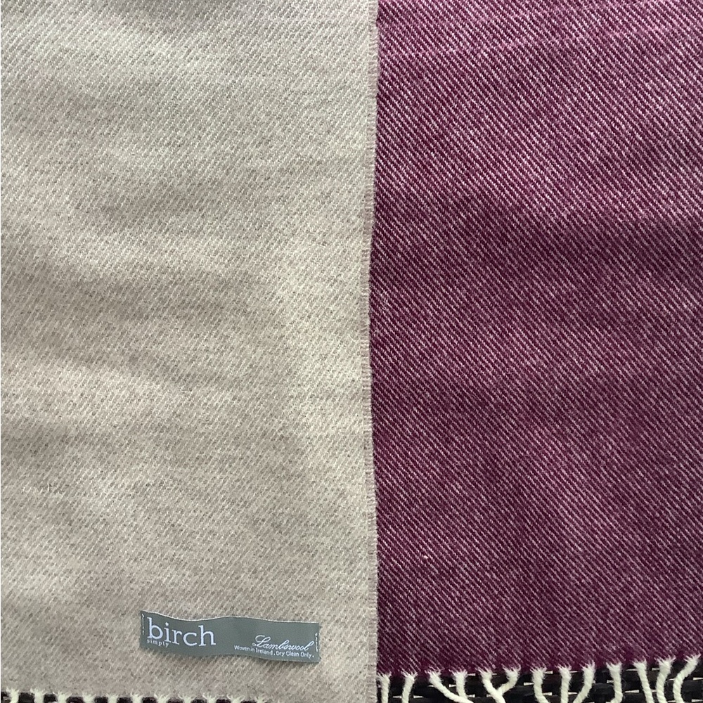 New lambswool scarf made in Ireland